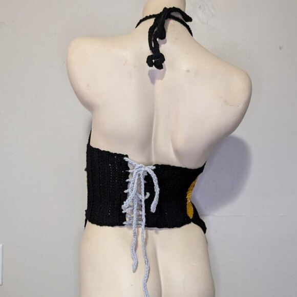 Hand Crafted Crochet Weekender Bralette L D Cup - Picture 3 of 4